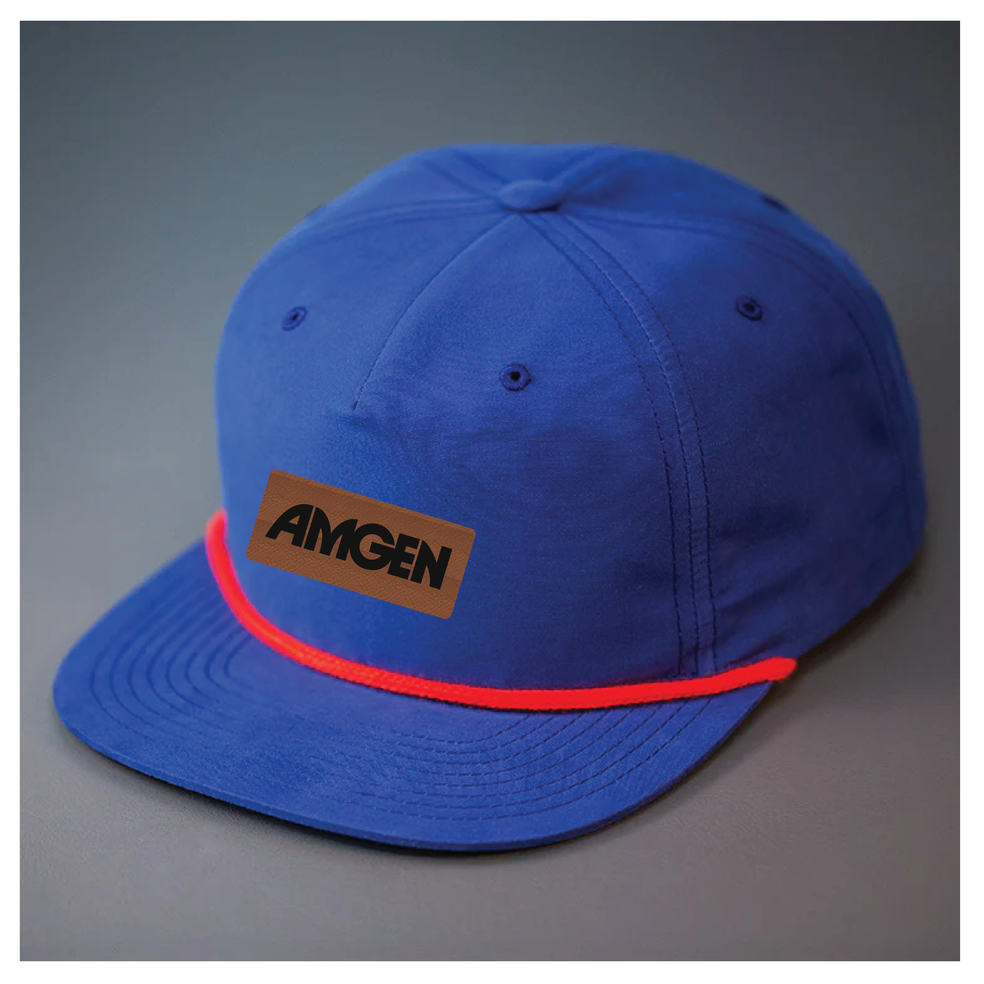 Flat Brim Rope Hat | Amgen image 0