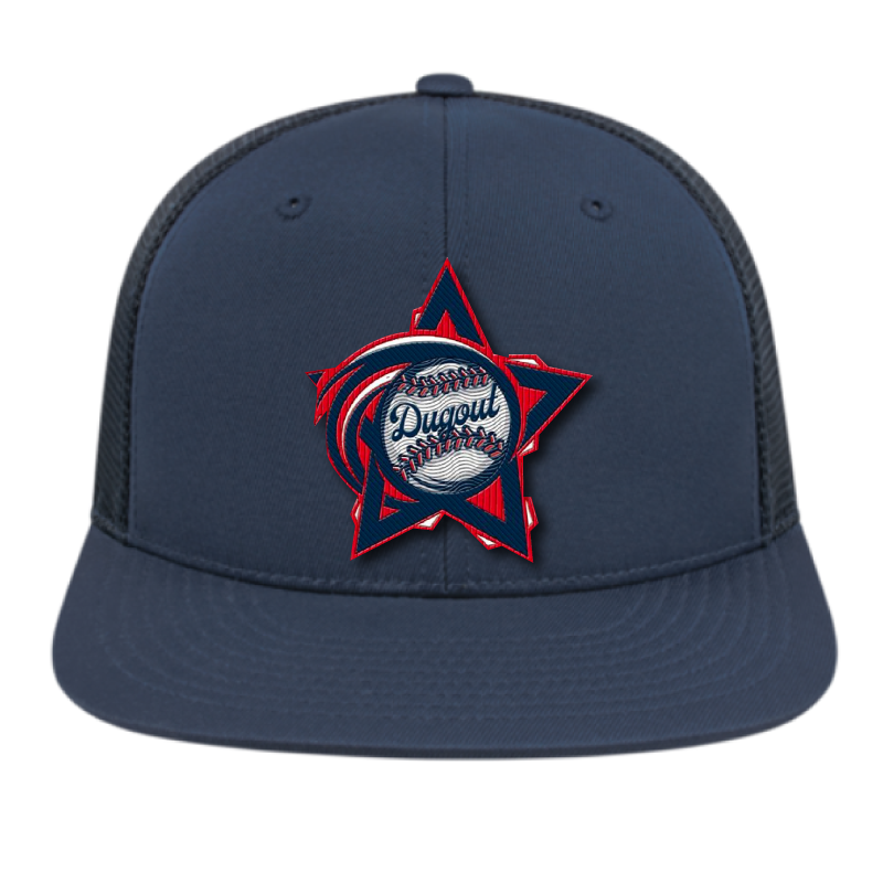 Mesh Performance Cap - Navy | Dugout Stars