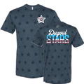 Coach Tee Shirt - Navy Stars | Dugout Stars