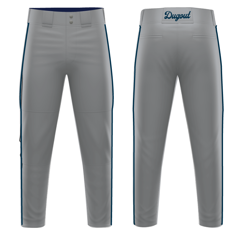 Youth Piped Pant - Grey | Dugout Stars