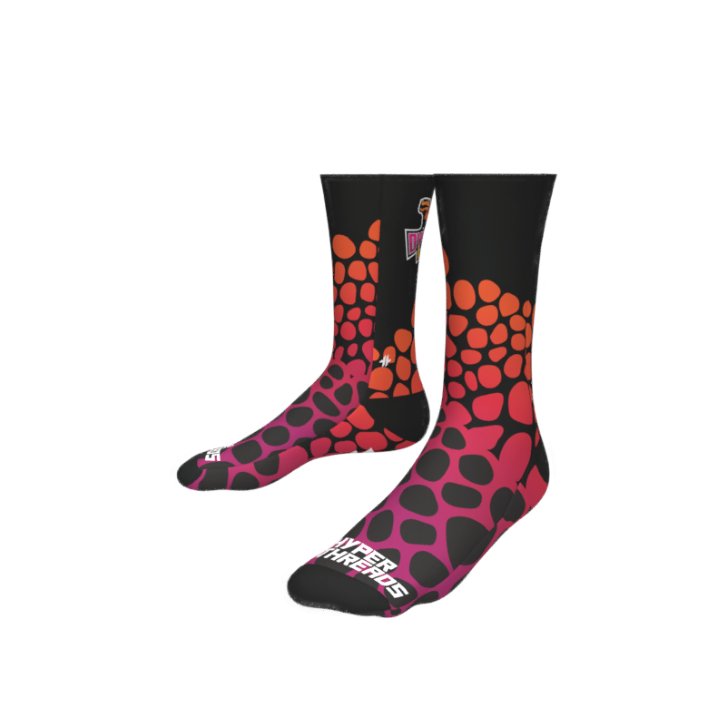 Sublimated Socks - Black | Dynamix Devo